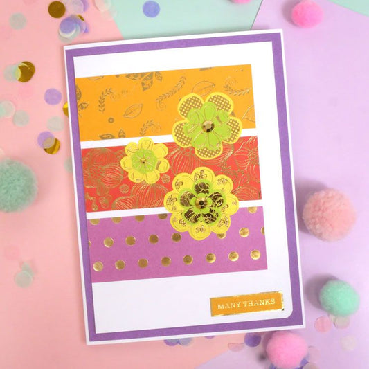 Bold & Bright Stickables A5 Self-Adhesive Foiled Papers