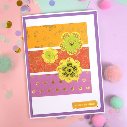 Bold & Bright Stickables Foiled & Die-Cut Flower Elements