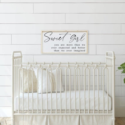 Sweet Girl Wood Sign