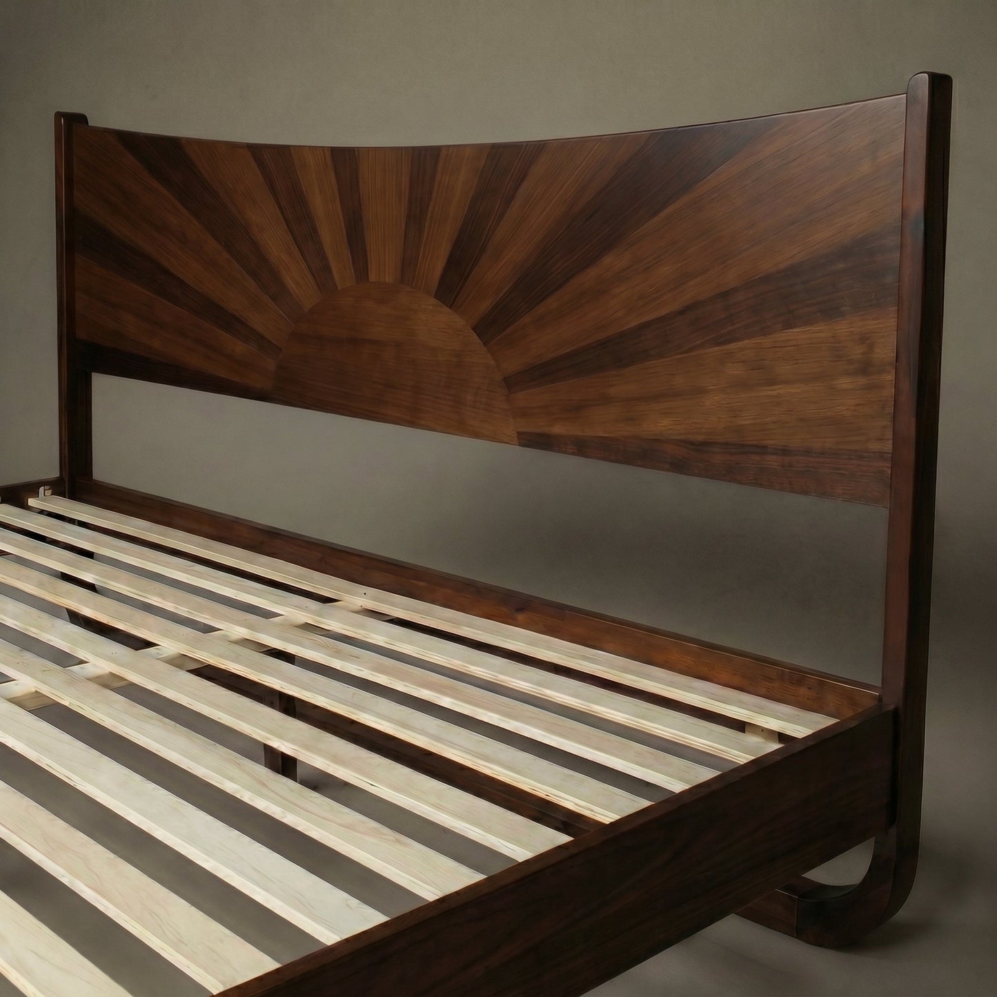 Sunset Solid Wood Bed Frame