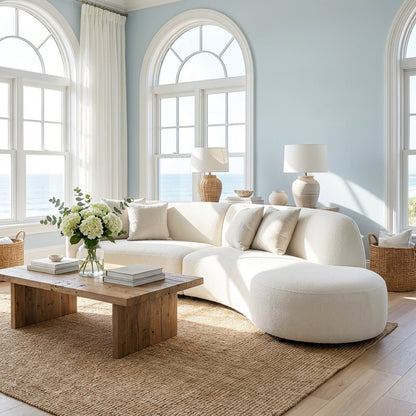 Auckland Wool Fabric Sofa
