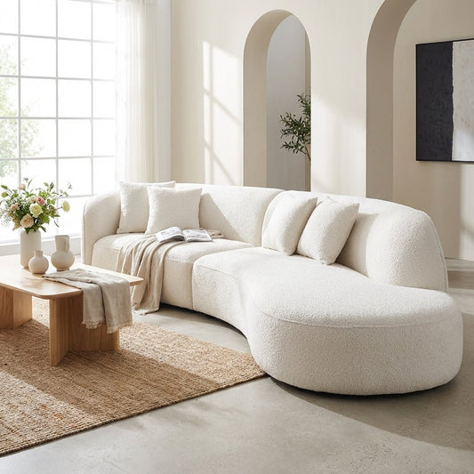 Auckland Wool Fabric Sofa