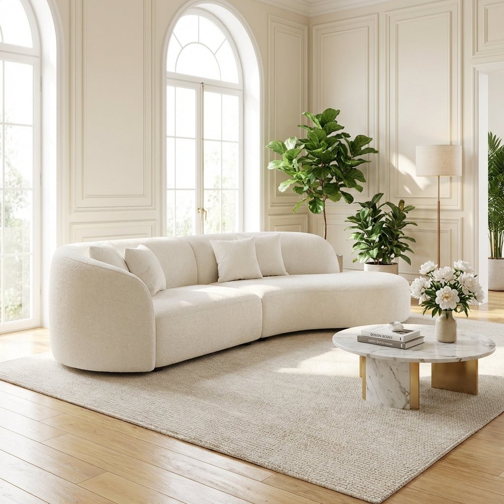 Auckland Wool Fabric Sofa