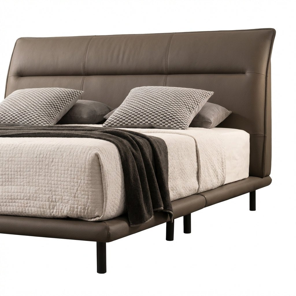 Hudson Leather Bed