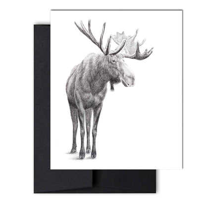 The Standing Moose Greeting Card