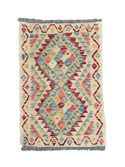 Tiny Afghan Kilim | 2' 1" x 3'