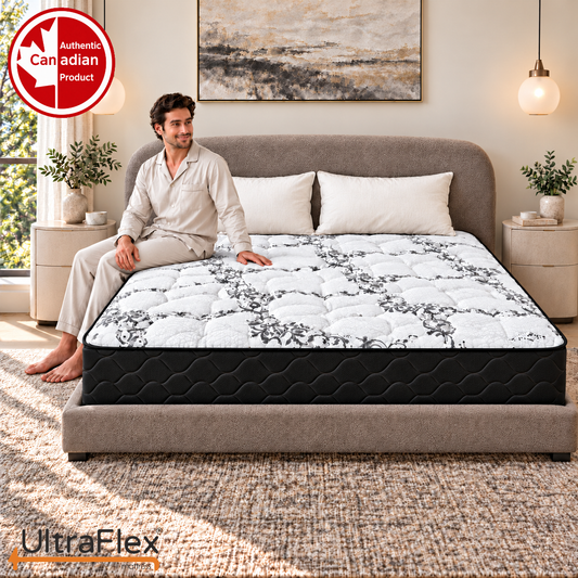 UltraFlex® ESSENCE Gel Memory Foam Mattress with Bio-Based Foam – Made in Canada