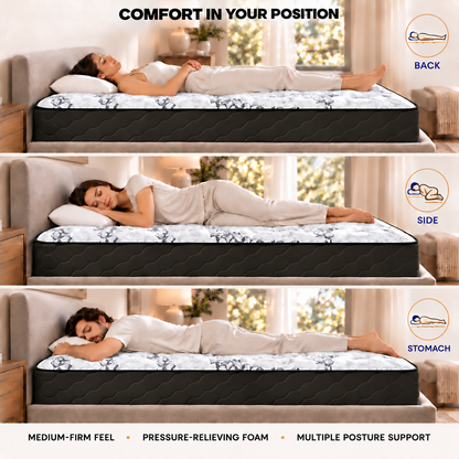 UltraFlex® ESSENCE Gel Memory Foam Mattress with Bio-Based Foam – Made in Canada