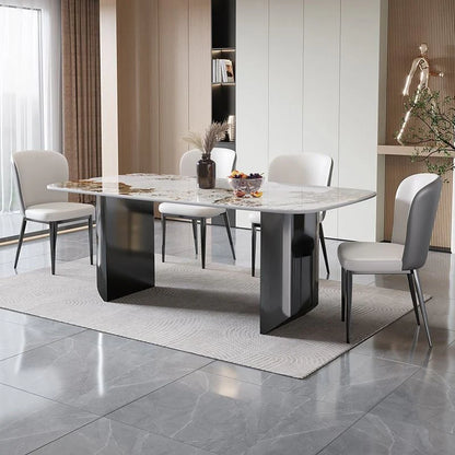 Varna Diamond Stone Dining Table