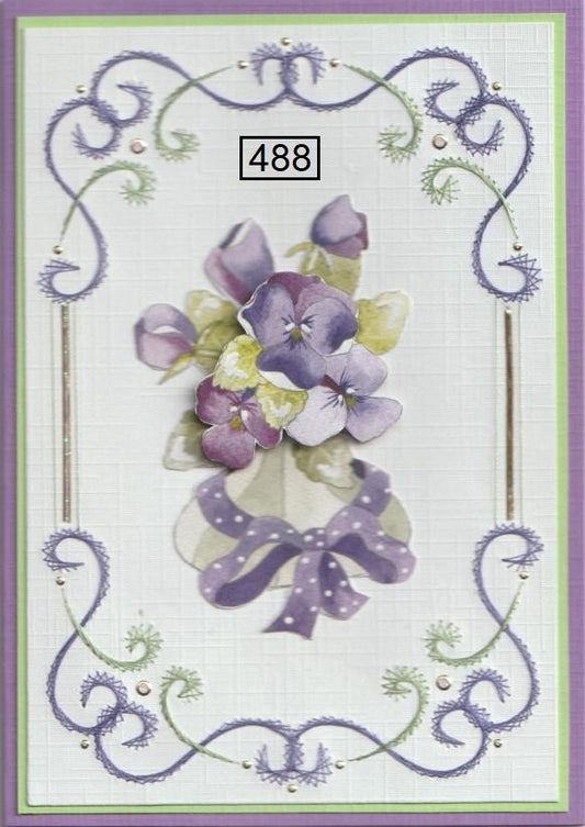 Laura's Design Digital Embroidery Pattern - Swirl Rectangle Frame