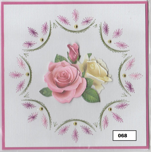 Laura's Design Digital Embroidery Pattern - Floral Wreath