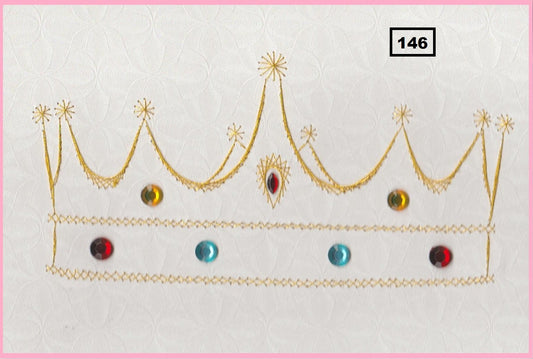 Laura's Design Digital Embroidery Pattern - Crown
