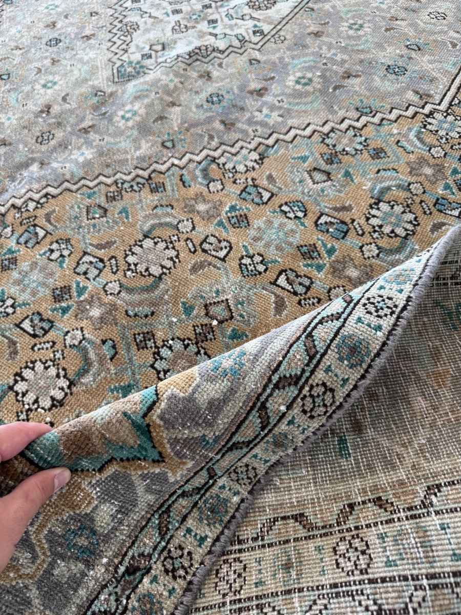 Vintage Ardabil Rug | 6' 11"	x 9' 5"