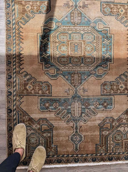 Vintage Hamadan Rug | 3' 11" x 6' 7"