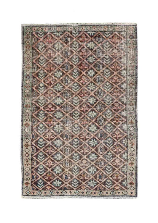 Vintage Tabriz Rug | 2' 11" x 4' 6"
