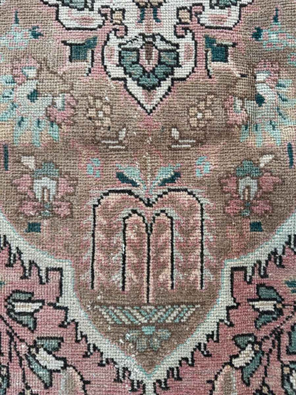 On hold for Kristen | Vintage Tabriz Rug | 6' 4" x 10'
