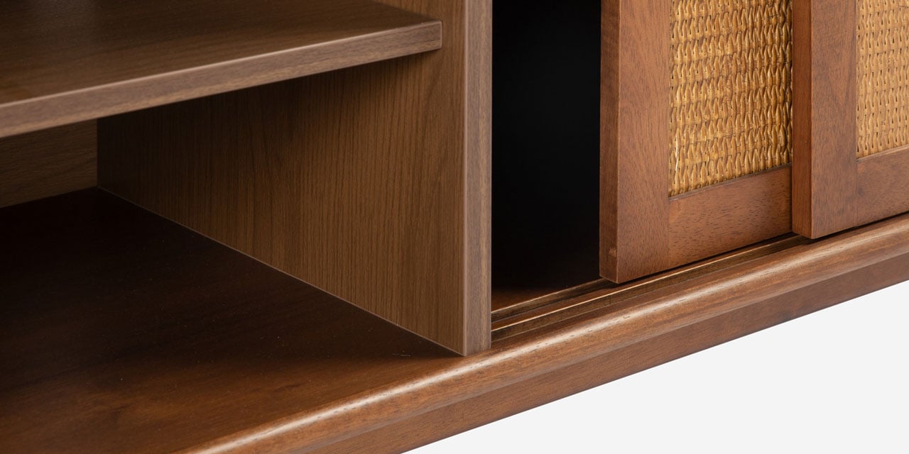 Vline 301 Acacia Wood TV Media Console