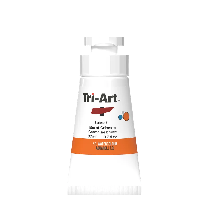 Tri-Art Water Colours - Burnt Crimson