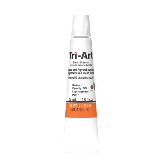 Tri-Art Water Colours - Burnt Sienna