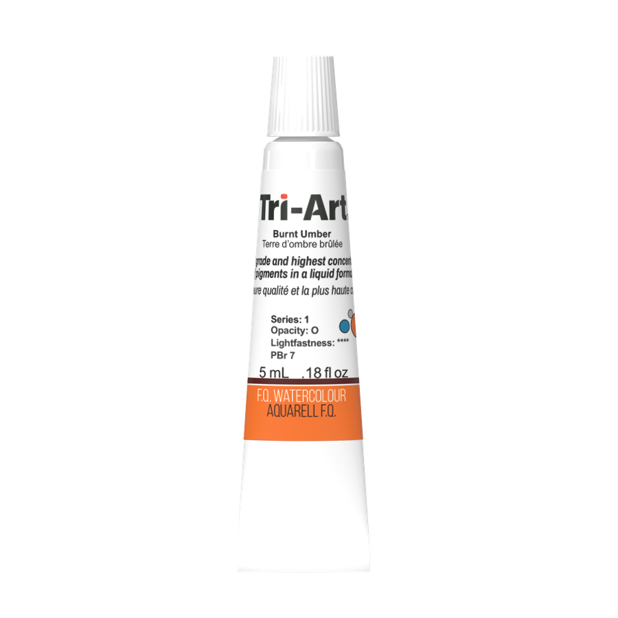 Tri-Art Water Colours - Burnt Umber