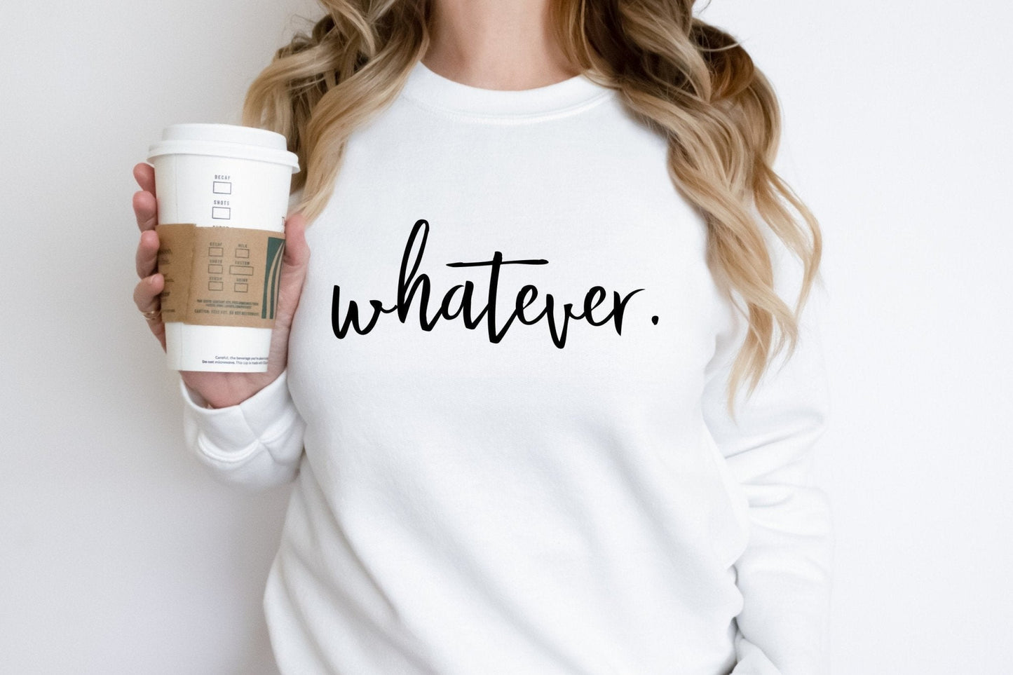 Whatever Pullover Sweatshirt