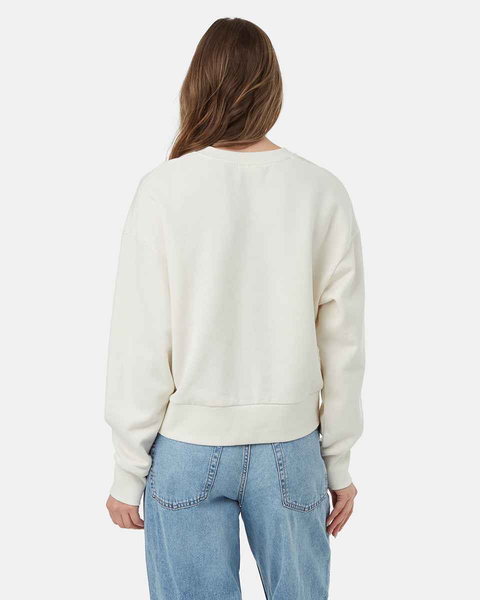 TreeFleece Notch Neck Crew